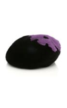 Albertus Swanepoel M'o Exclusive Aster Floral-intarsia Mink Beret