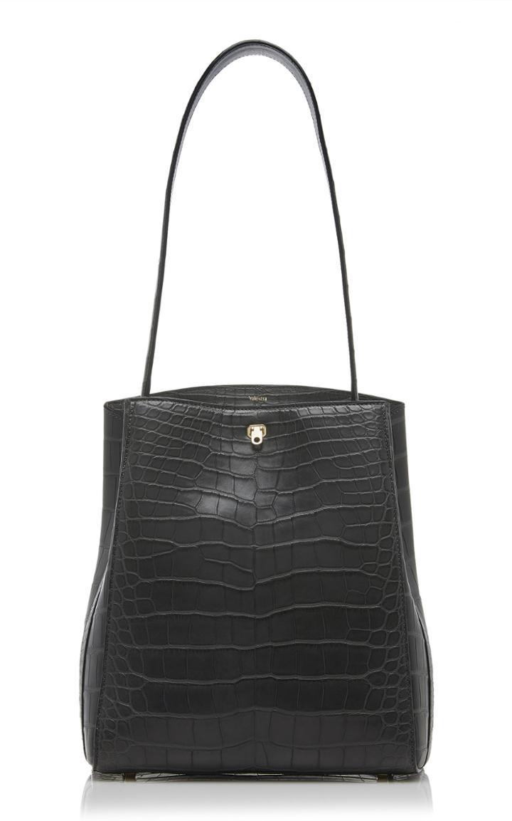 Valextra Brera Matte Alligator Bag