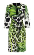 Naeem Khan Jungle Animal Print Mini Dress