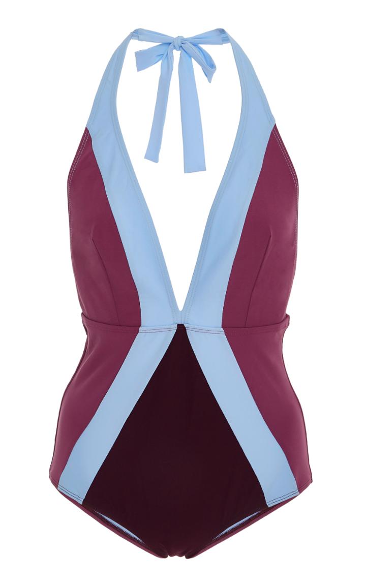 Flagpole Jade Colorblock One Piece