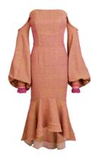 Lana Mueller Bia Off-the-shoulder Midi Dress