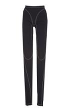 Mugler High-rise Multipaneled Technical Leggings