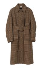 Moda Operandi By Malene Birger Bourdon Checked Wool Coat