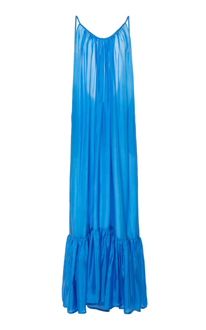 Kalita Brigitte Backless Habotai Silk Maxi Dress