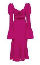 Christian Siriano Double Twist Victorian Sleeve Dress