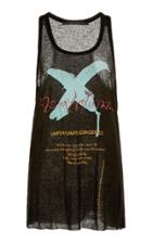 Moda Operandi Haider Ackermann Printed Cotton-cashmere Tank Top Size: Xxs