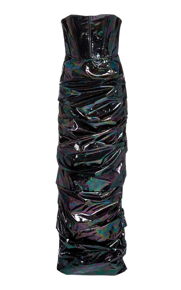 Moda Operandi Laquan Smith Gasoline Maxi Gown