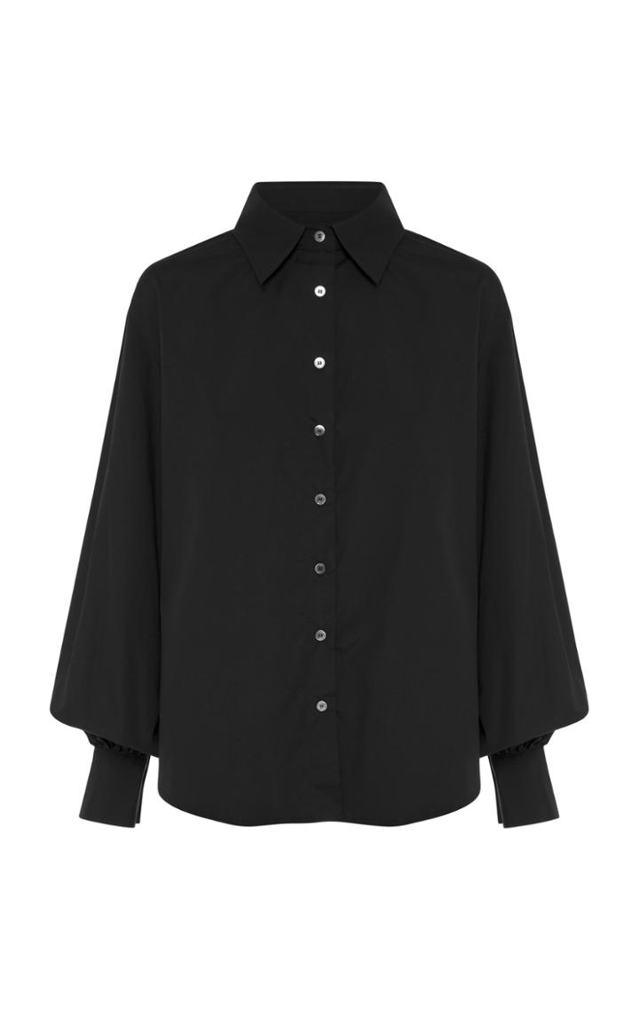 Anna Quan Castiglia Cotton-poplin Button-up Shirt