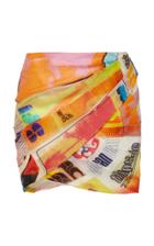 Zimmermann Brightside Wrap Mini Skirt