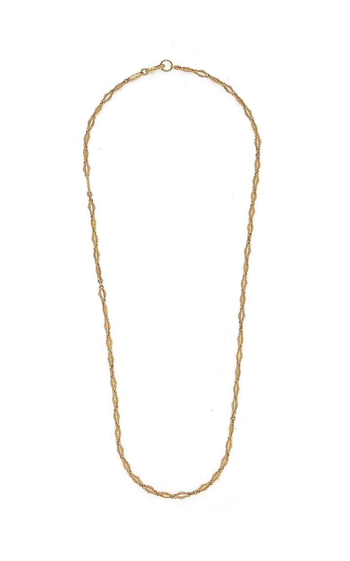 Goshwara Fancy 18k Yellow Gold And Smoky Topaz Chain Necklace