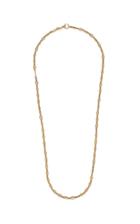 Goshwara Fancy 18k Yellow Gold And Smoky Topaz Chain Necklace