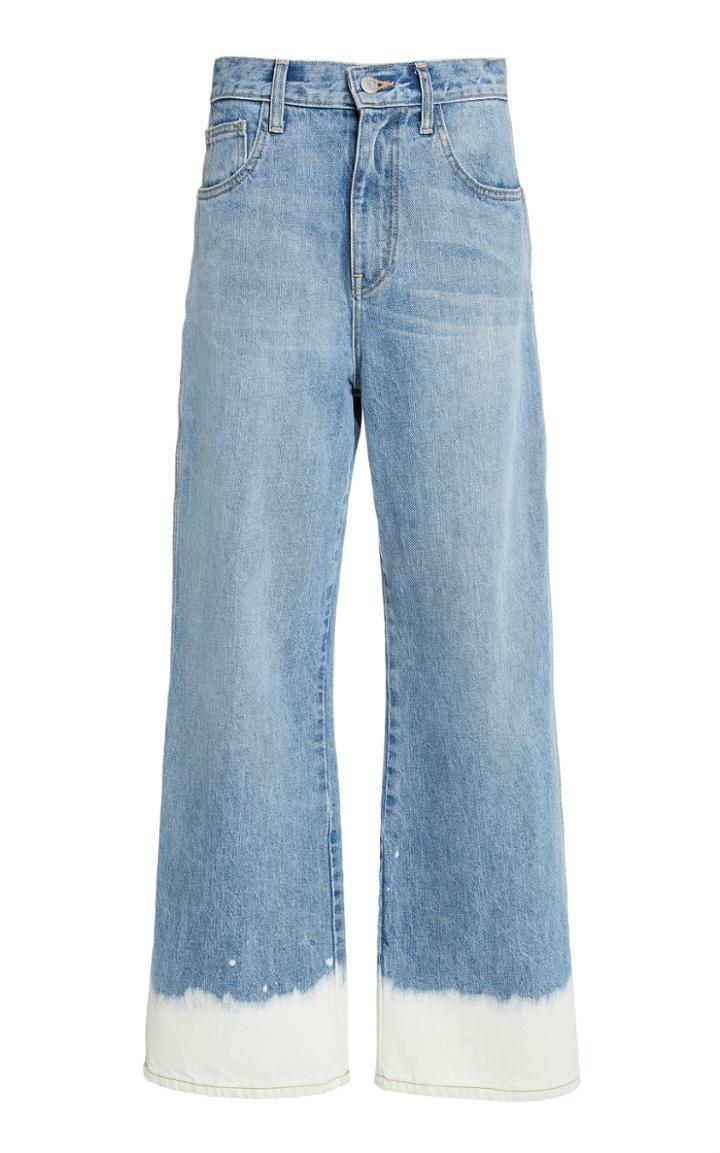 Moda Operandi Sandy Liang Paw Ombre Wash Jeans