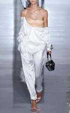 Balmain High-waisted Pleated Crepe Pants