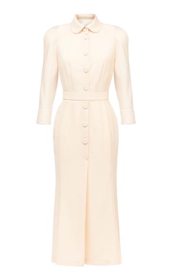 Ulyana Sergeenko Demi Couture Tailored Collar Midi Dress