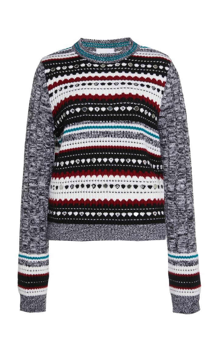 Dondup Embellished Knit Sweater