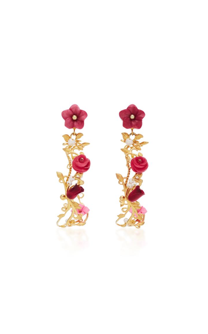 Moda Operandi Of Rare Origin Bramble Hoop Earrings Size: One Size