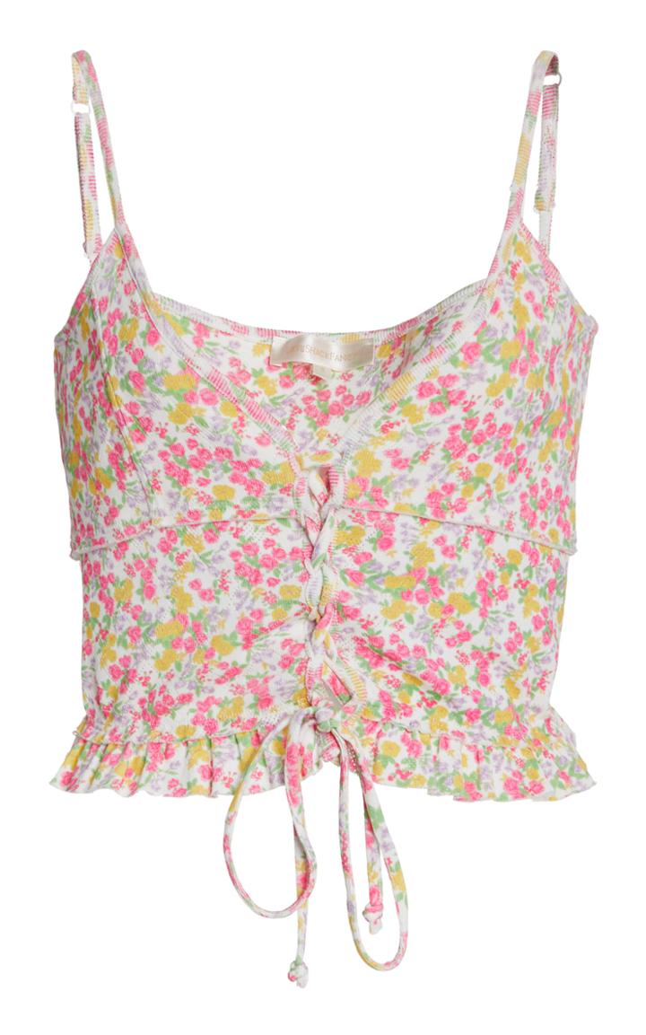Moda Operandi Loveshackfancy Sarai Cotton Camisole Top