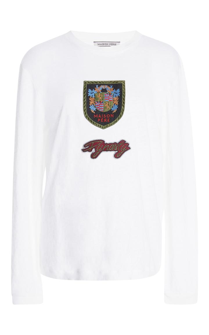 Maison Pre Patchwork Long Sleeve Tee