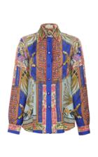 Etro Patterned Silk Button-up Blouse