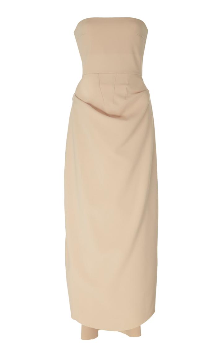 Moda Operandi A.w.a.k.e. Mode Bandeau Dress With Draped Skirt Size: 38