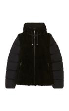 Bogner Sport Tizia Hooded Shearling And Shell Jacket