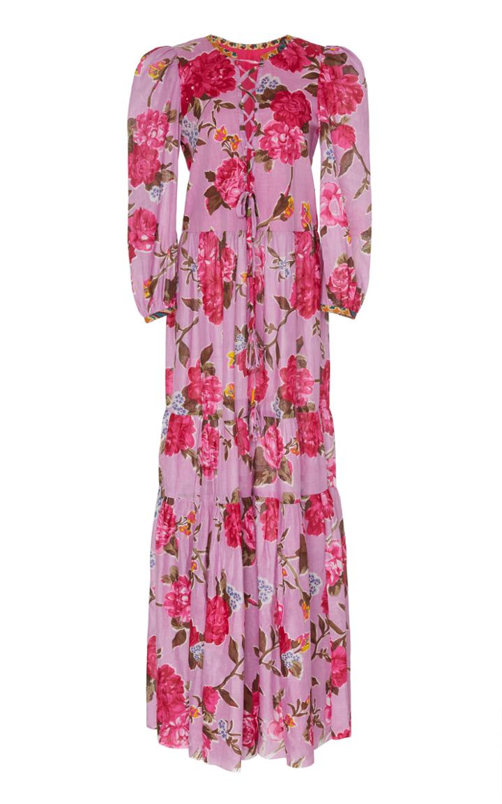 Alix Of Bohemia Ramble On Rose Cotton-voile Dress