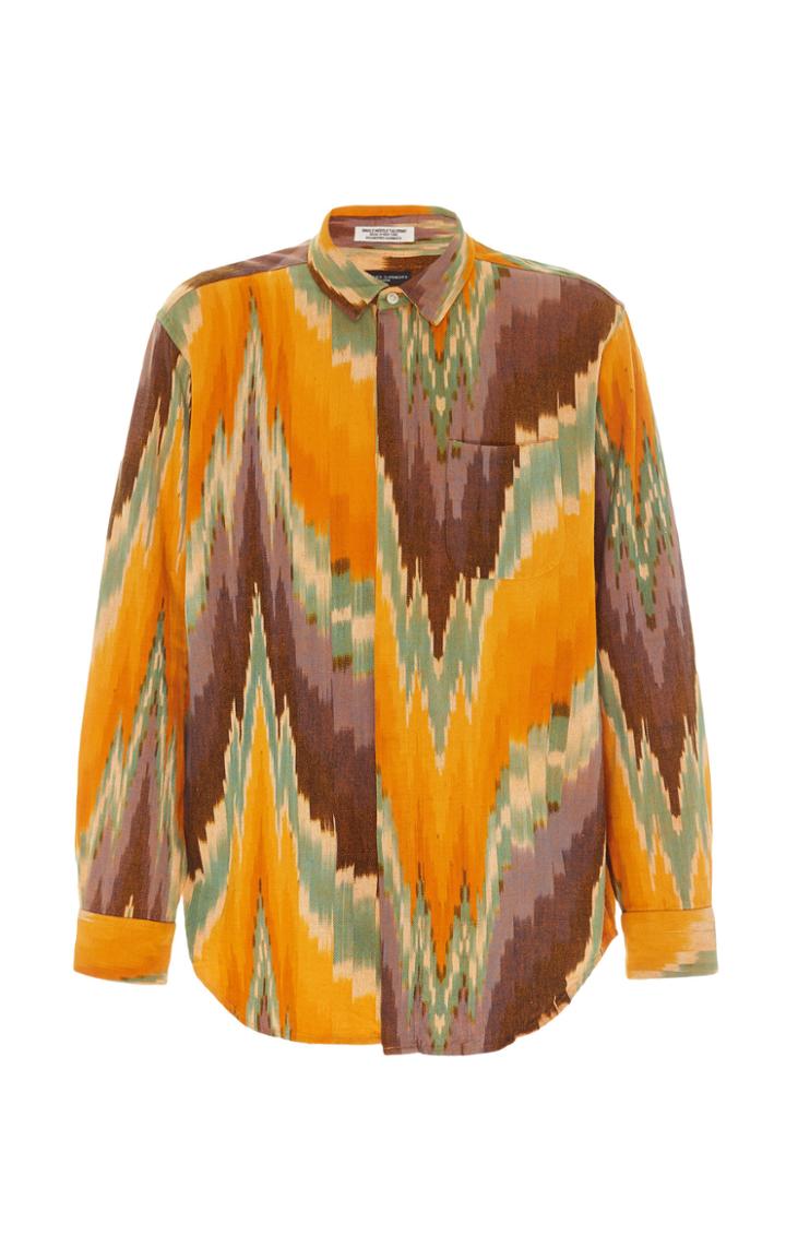 Engineered Garments Printed Cotton-poplin Shirt