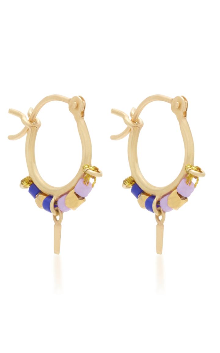 Moda Operandi Scosha 10k Gold And Bead Earrings