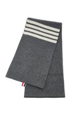 Thom Browne Stripe-detailed Cashmere Scarf