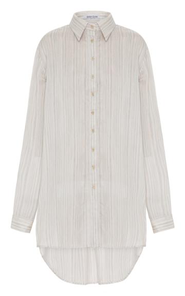 Moda Operandi Anna Quan Jack Oversized Crepe De Chine Top