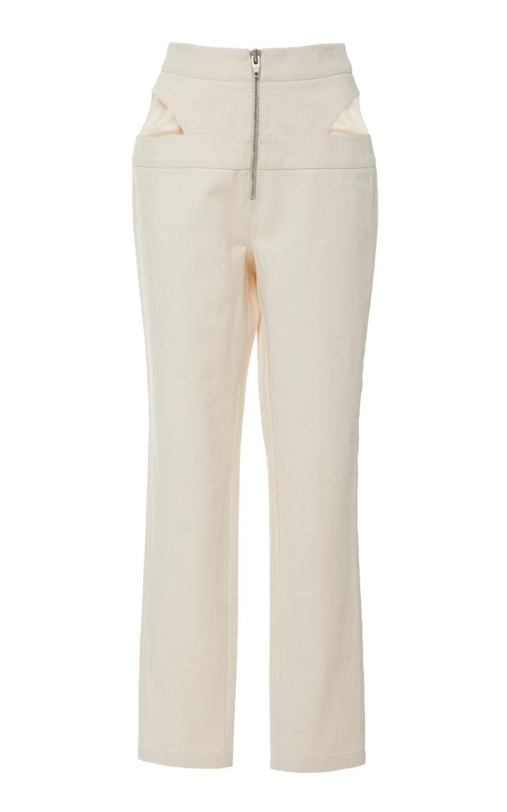 Zeynep Aray High Waisted Cut-out Jeans