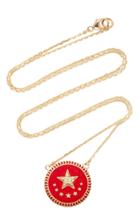 Foundrae Strength Petite Champleve Stationary Necklace