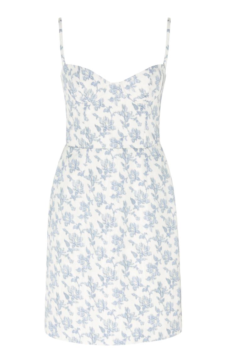 Brock Collection Floral-print Poplin Mini Dress