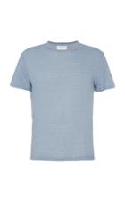 Officine Gnrale Striped Cotton And Linen Jersey T-shirt