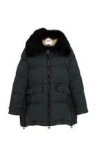 Yves Salomon Paris Fox Fur-trimmed Quilted Shell Puffer Coat