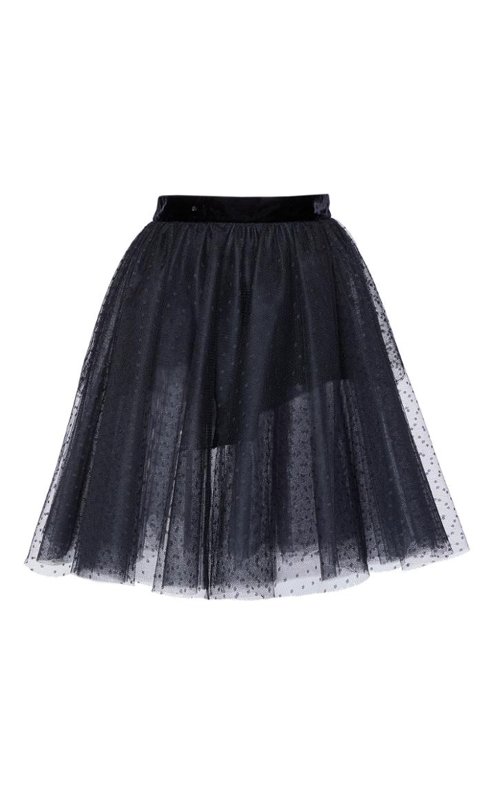 Elie Saab Tulle Mini Skirt