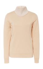 Rosetta Getty Colorblock Turtleneck Wool Sweater