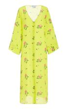Bernadette Antwerp Martha Printed Silk Crepe De Chine Dress