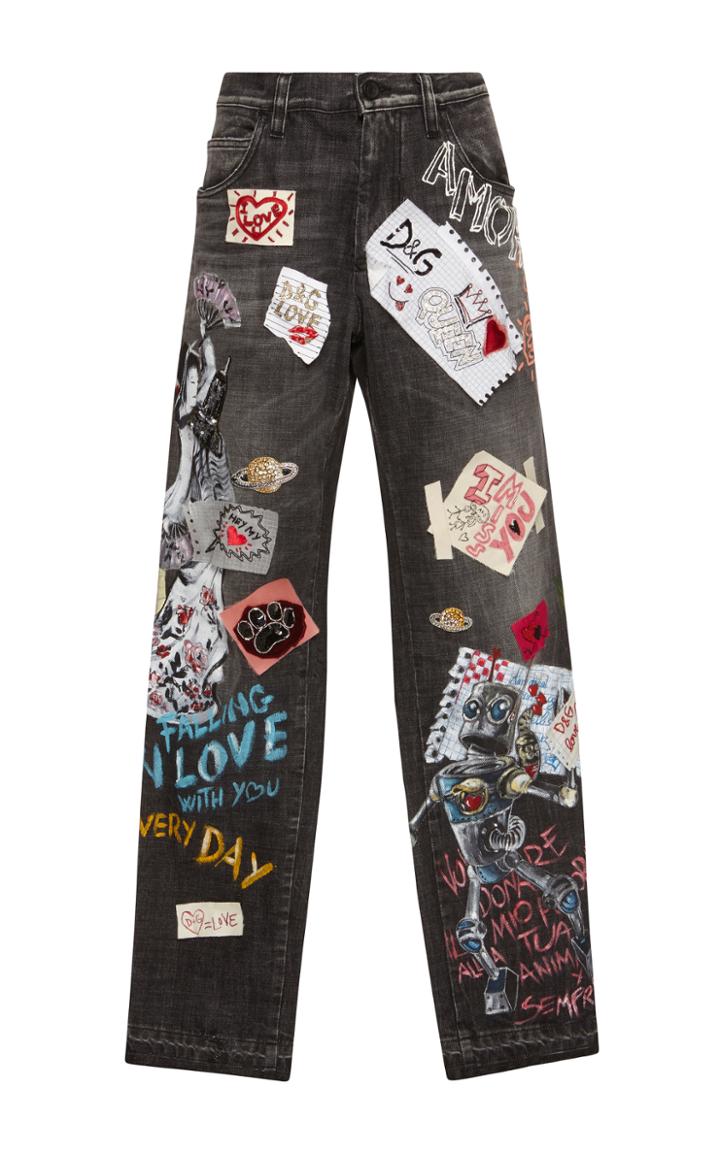 Dolce & Gabbana Patchwork Jeans