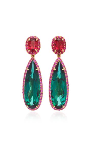 Katherine Jetter One-of-a-kind Tourmaline Drop Earrings