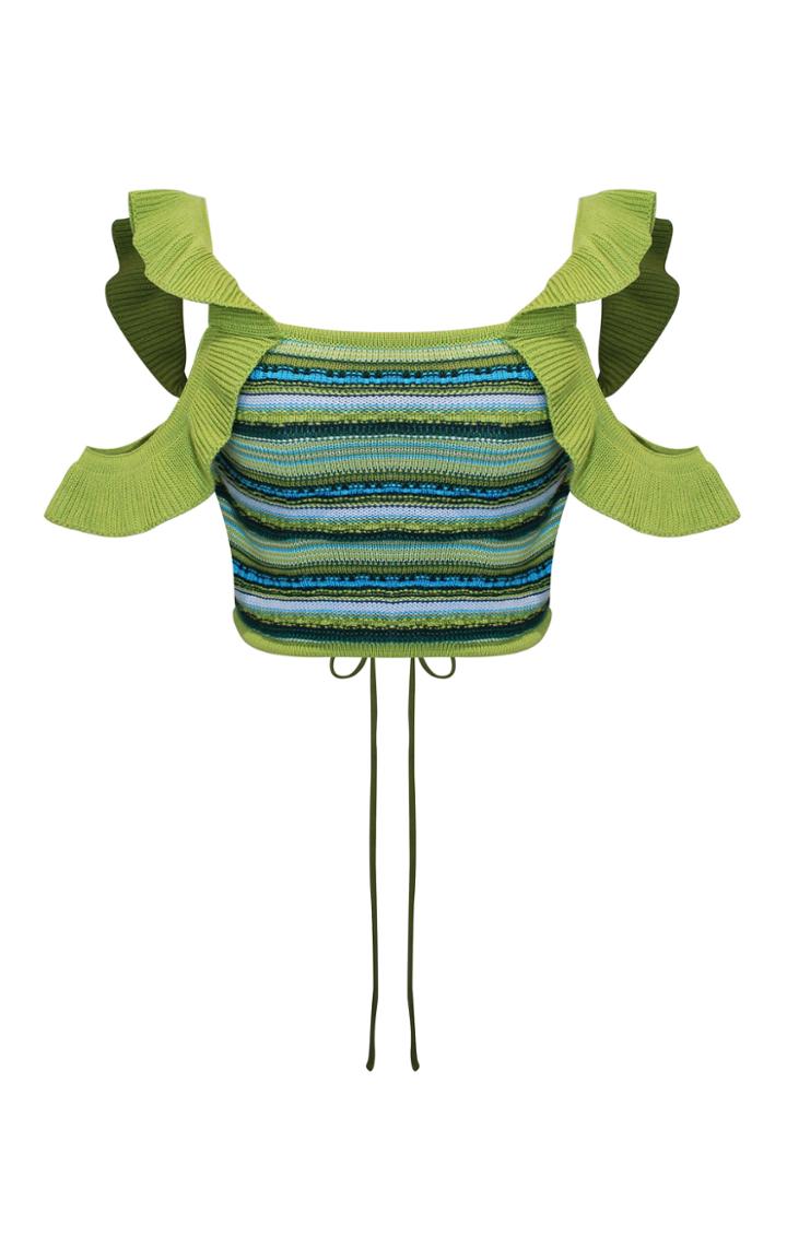 All Things Mochi Coney Cotton Cropped Top