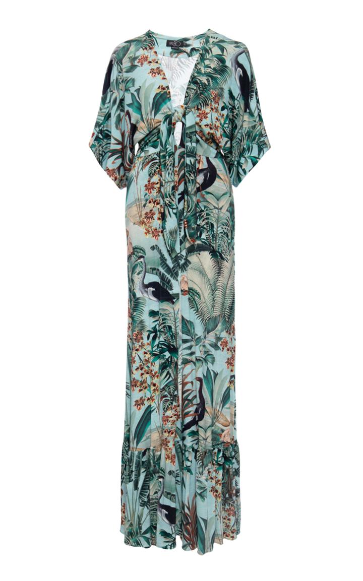 Patbo Eden Print Jersey Maxi Dress