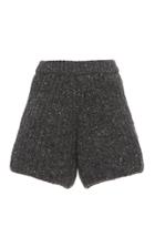 Moda Operandi Alanui Fancy Ribbed-knit Wool-cashmere Shorts