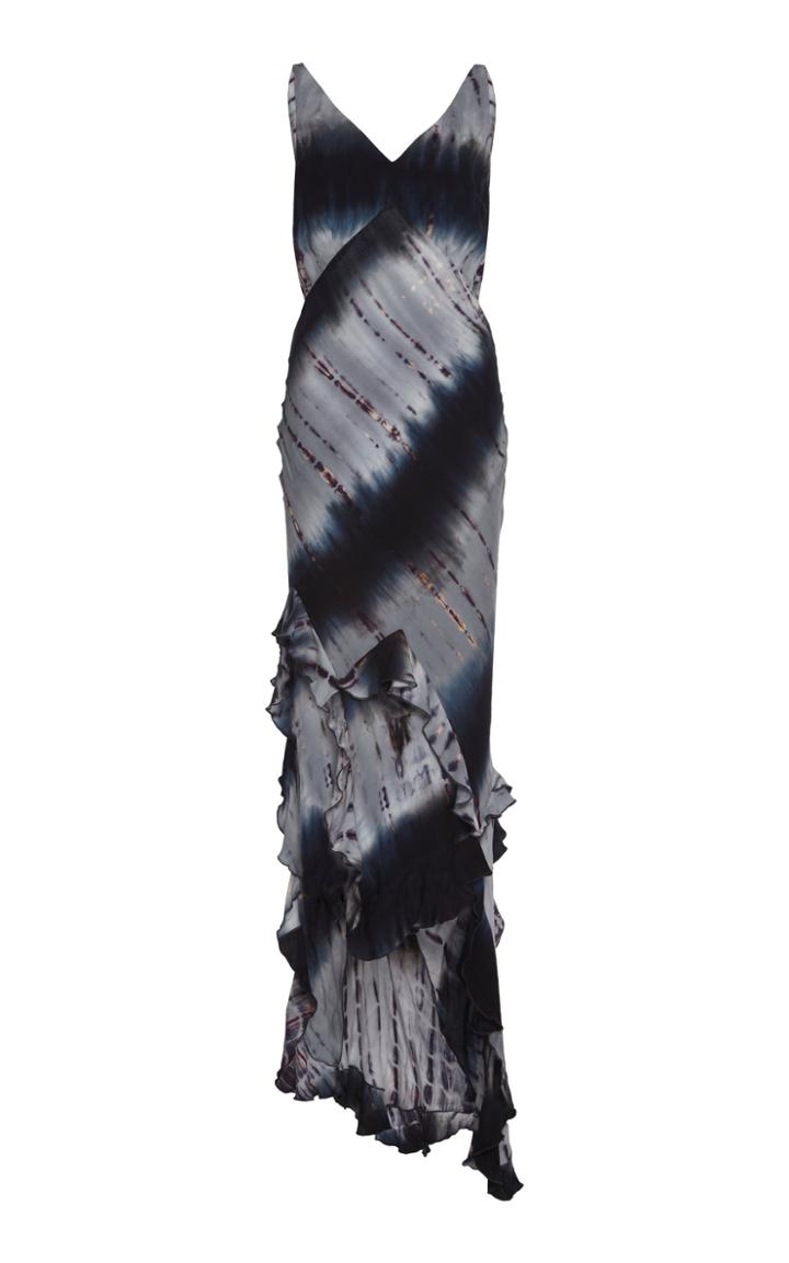 Tre By Natalie Ratabesi Crystal Cotton-twill Tie-dye Dress