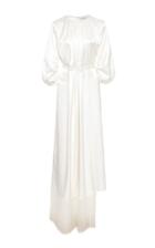 Gabriela Hearst Hestia Fringe Silk Maxi Dress