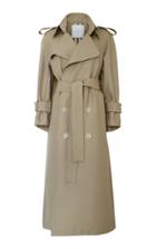 Moda Operandi Studio Amelia Holmes Winged Cotton Trench Coat