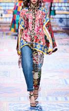 Moda Operandi Dolce & Gabbana Printed Silk-twill Shirt
