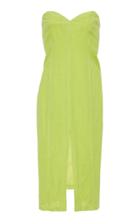 Moda Operandi Mara Hoffman Diaz Strapless Hemp Midi Dress Size: 0