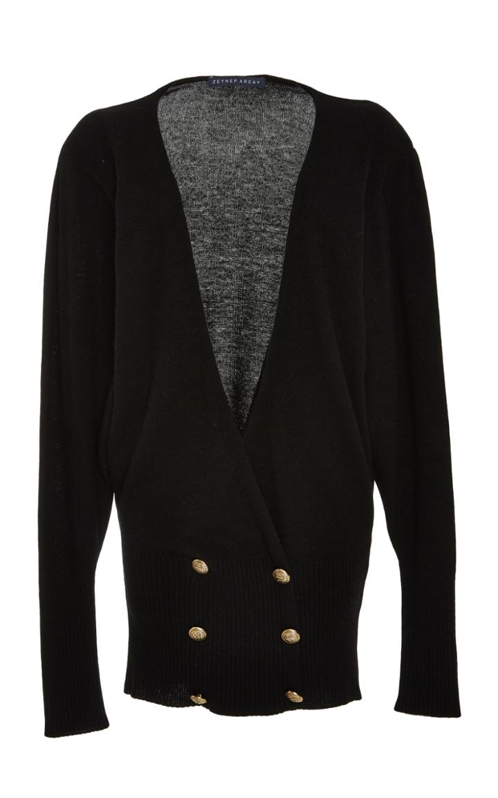 Zeynep Arcay Long Buttoned Cardigan
