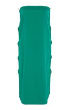 Adriana Degreas Hoop Closure Crepe Midi Dress